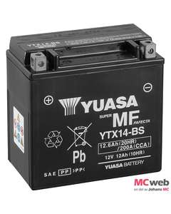 YUASA YTX14-BS バッテリー 12V 12.6Ah ZZR1100 90 » 01